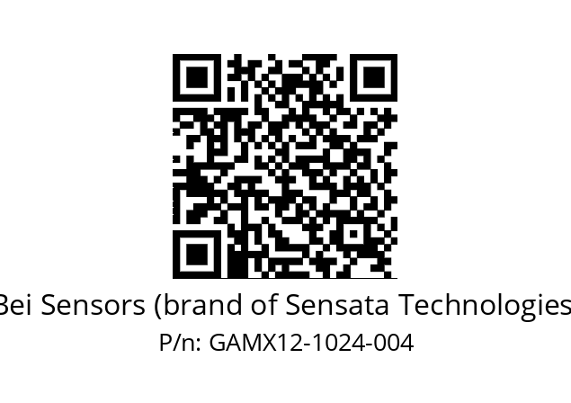  GAMX_12//5G59//01024//G3A100// Bei Sensors (brand of Sensata Technologies) GAMX12-1024-004