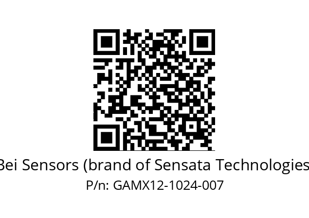  GAMX_12//5G59//01024//GPA040// Bei Sensors (brand of Sensata Technologies) GAMX12-1024-007