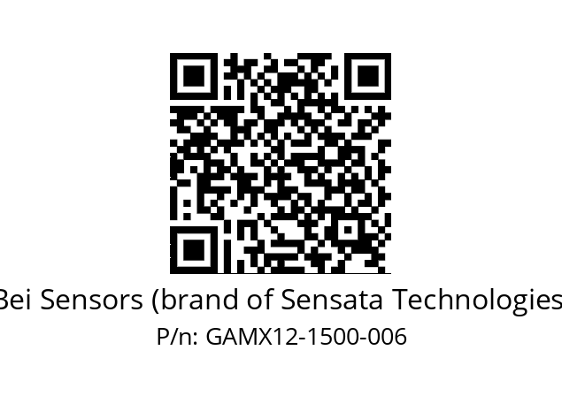  GAMX_12//5G59//01500//G3A030// Bei Sensors (brand of Sensata Technologies) GAMX12-1500-006