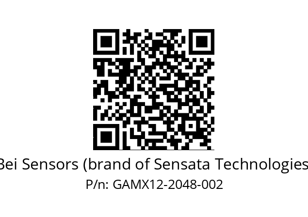  GAMX_12//5G59//02048//G3A020// Bei Sensors (brand of Sensata Technologies) GAMX12-2048-002