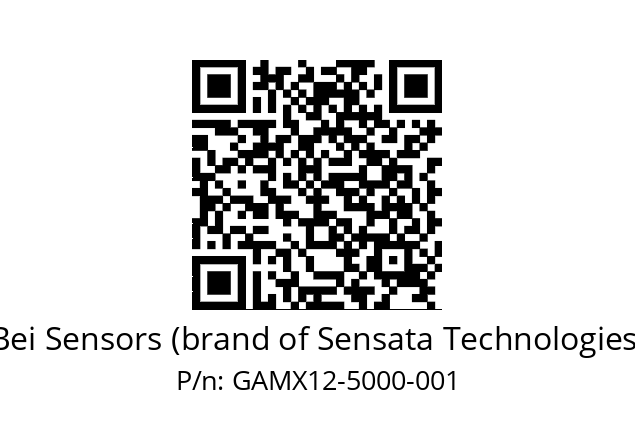  GAMX_12//5G59//05000//GPA030// Bei Sensors (brand of Sensata Technologies) GAMX12-5000-001