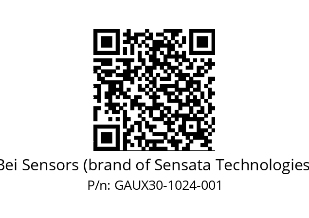  GAUX_30//5G59//01024//GPR030// Bei Sensors (brand of Sensata Technologies) GAUX30-1024-001