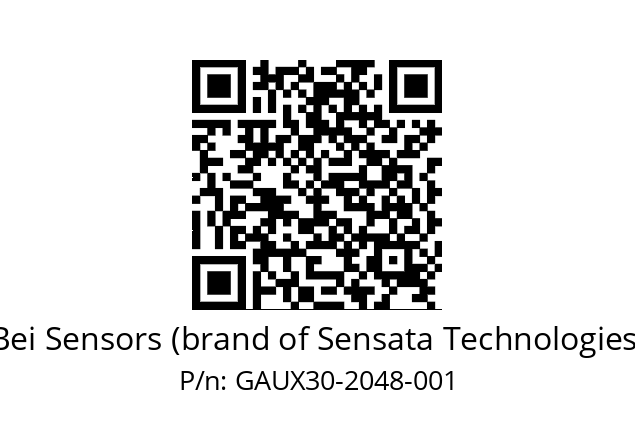  GAUX_30//5G59//02048//GPR030// Bei Sensors (brand of Sensata Technologies) GAUX30-2048-001