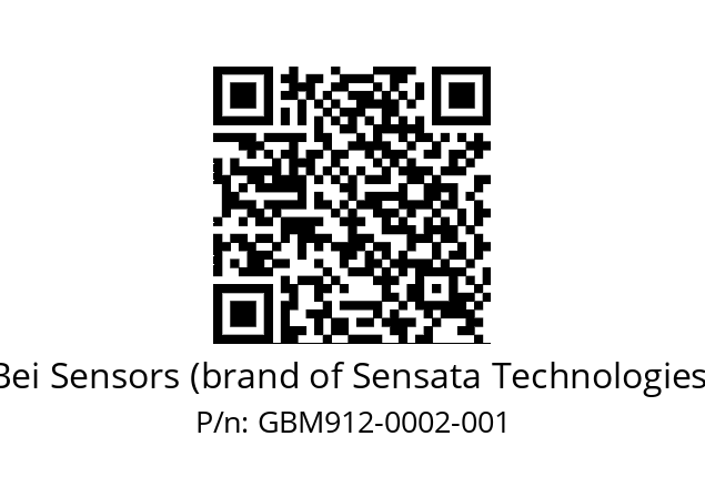  GBM9_12//5G57//00002//G3R020// Bei Sensors (brand of Sensata Technologies) GBM912-0002-001