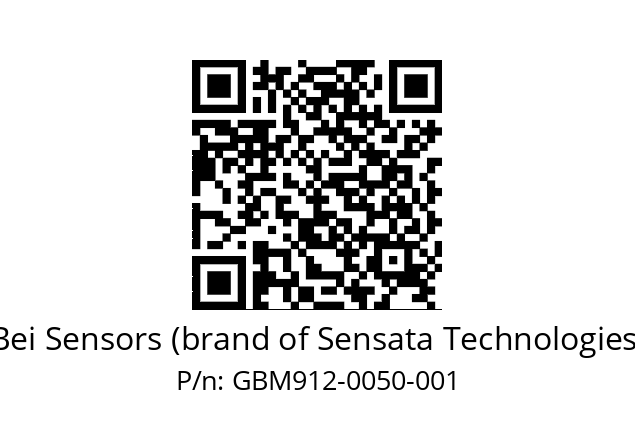  GBM9_12//5G57//00050//G6R// Bei Sensors (brand of Sensata Technologies) GBM912-0050-001