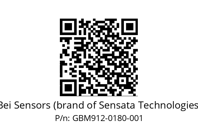  GBM9_12//5G59//00180//G6R// Bei Sensors (brand of Sensata Technologies) GBM912-0180-001