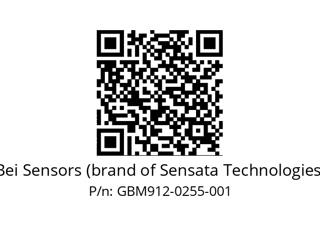  GBM9_12//3G37//00255//G3R020// Bei Sensors (brand of Sensata Technologies) GBM912-0255-001