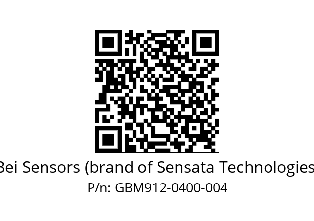  GBM9_12//5G5A//00400//G3R050// Bei Sensors (brand of Sensata Technologies) GBM912-0400-004