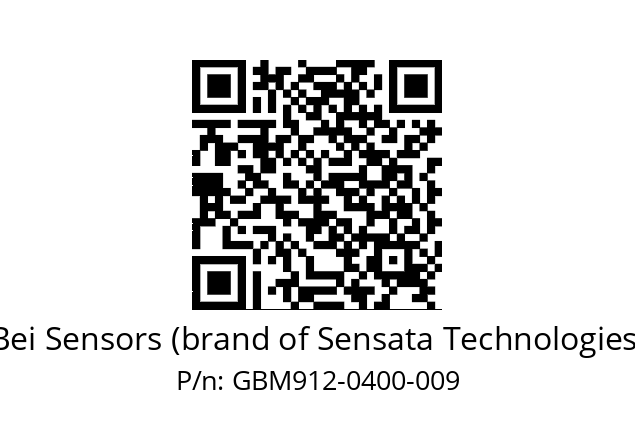  GBM9_12//5G59//00400//G6A// Bei Sensors (brand of Sensata Technologies) GBM912-0400-009