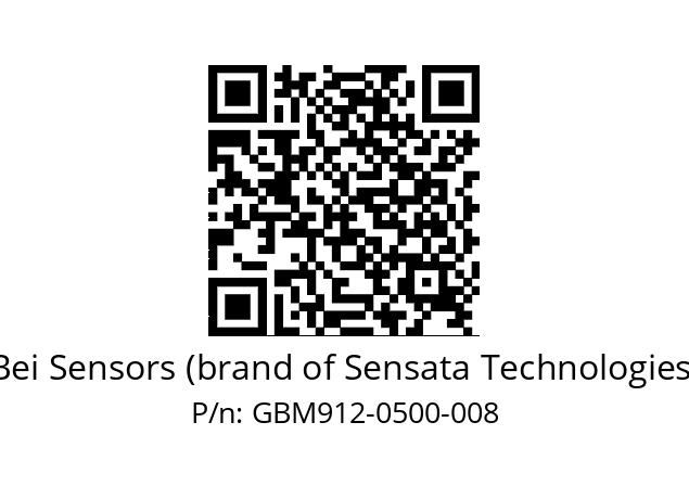  GBM9_12//5G59//00500//GBA// Bei Sensors (brand of Sensata Technologies) GBM912-0500-008