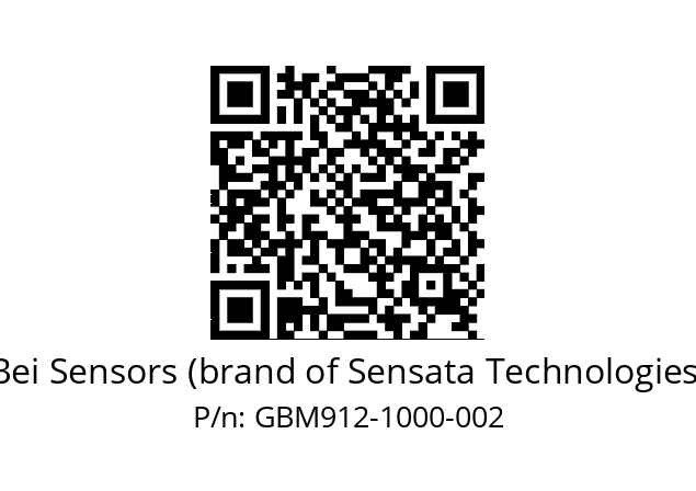  GBM9_12//5G55//01000//G3A020// Bei Sensors (brand of Sensata Technologies) GBM912-1000-002