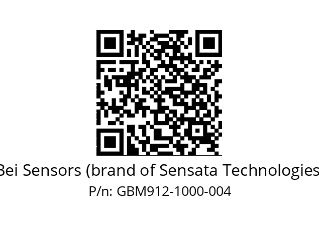  GBM9_12//5G55//01000//GBA// Bei Sensors (brand of Sensata Technologies) GBM912-1000-004