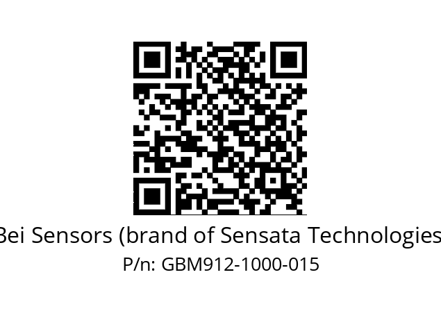  GBM9_12//5GTA//01000//G6R// Bei Sensors (brand of Sensata Technologies) GBM912-1000-015