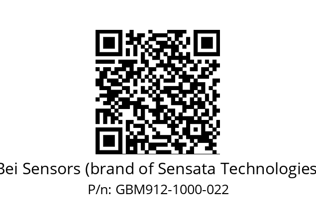  GBM9_12//5G59//01000//G6A// Bei Sensors (brand of Sensata Technologies) GBM912-1000-022