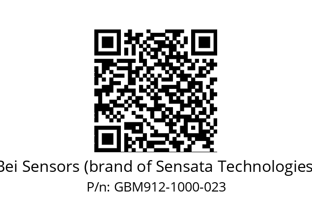  GBM9_12//5G57//01000//G3A020// Bei Sensors (brand of Sensata Technologies) GBM912-1000-023