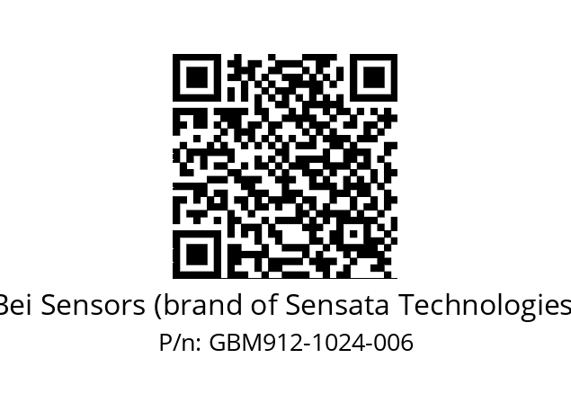  GBM9_12//5G59//01024//G3R020// Bei Sensors (brand of Sensata Technologies) GBM912-1024-006