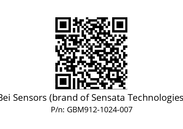  GBM9_12//5G59//01024//G3R050// Bei Sensors (brand of Sensata Technologies) GBM912-1024-007