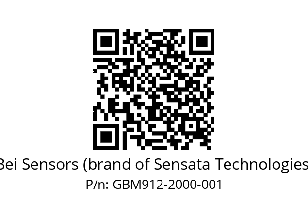  GBM9_12//5G5A//02000//G3R020// Bei Sensors (brand of Sensata Technologies) GBM912-2000-001