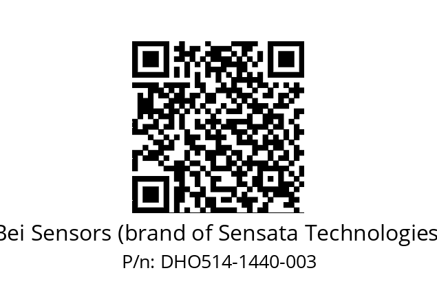  DHO5_14//RG59//01440//G3R002// Bei Sensors (brand of Sensata Technologies) DHO514-1440-003