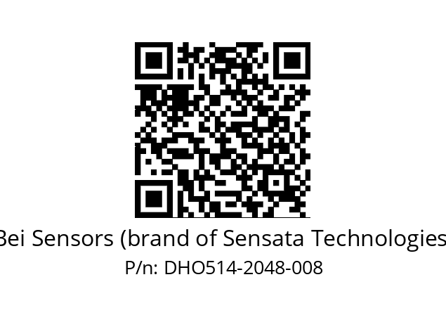  DHO5_14//RG59//02048//G6R// Bei Sensors (brand of Sensata Technologies) DHO514-2048-008