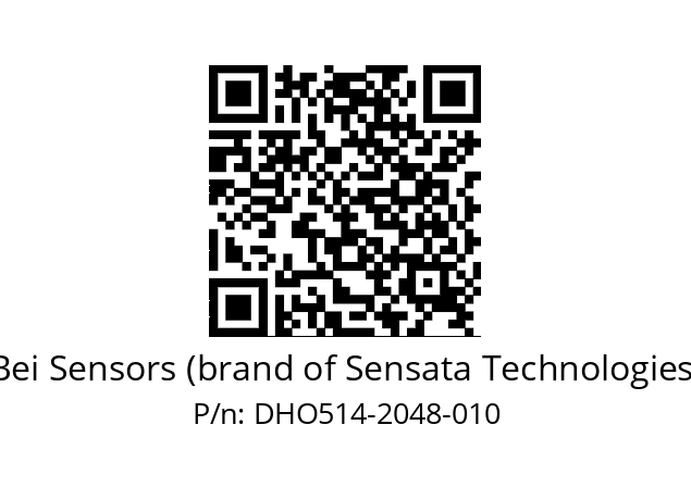  DHO5_14//5GTA//02048//G6R//--DD-- Bei Sensors (brand of Sensata Technologies) DHO514-2048-010