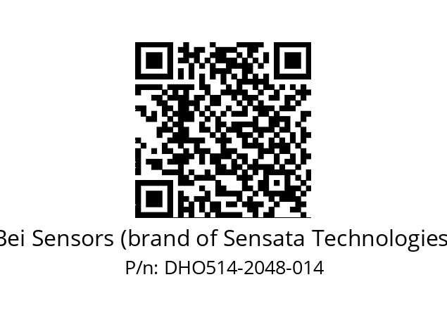  DHO5_14//RG29//02048//G3R030//--DS-- Bei Sensors (brand of Sensata Technologies) DHO514-2048-014