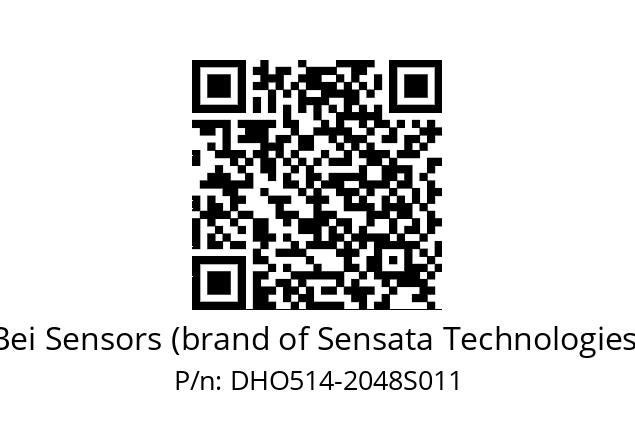  DHO5S14/OM/RG59//02048//G3R020//--DK-- Bei Sensors (brand of Sensata Technologies) DHO514-2048S011