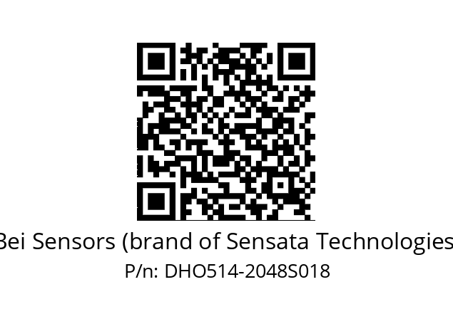  DHO5S14/OM/RG59//02048//G3R050//--DK-- Bei Sensors (brand of Sensata Technologies) DHO514-2048S018