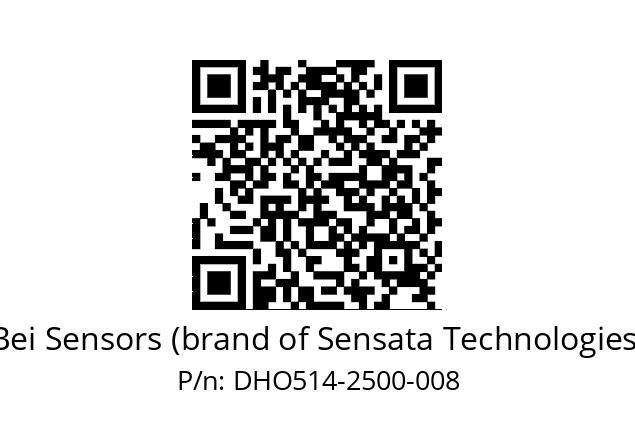  DHO5_14//RP59//02500//G6R// Bei Sensors (brand of Sensata Technologies) DHO514-2500-008