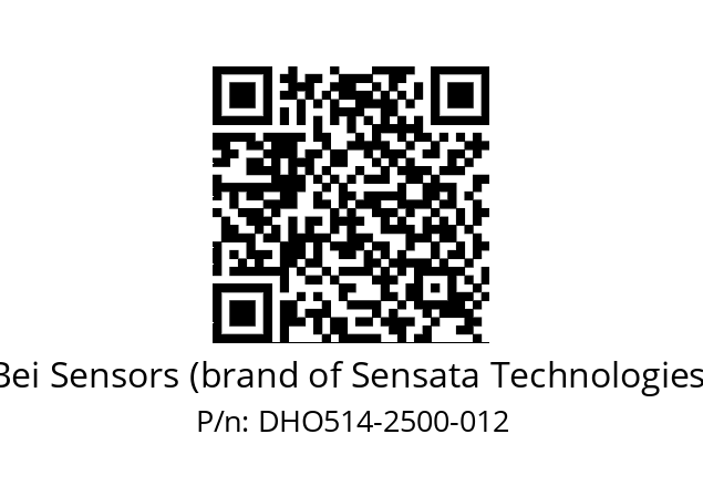  DHO5_14//RG59//02500//G8R//--DD-- Bei Sensors (brand of Sensata Technologies) DHO514-2500-012