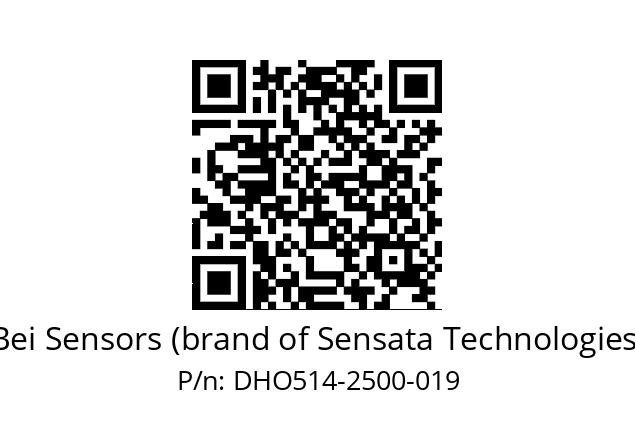  DHO5_14//RG59//02500//G3R050// Bei Sensors (brand of Sensata Technologies) DHO514-2500-019