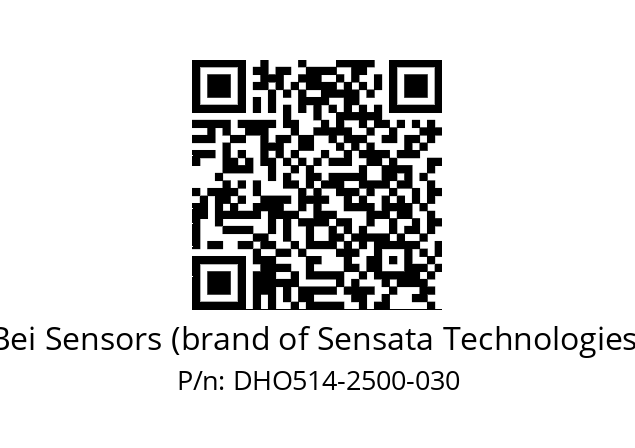  DHO5_14//5GT9//02500//G8R//--DD-- Bei Sensors (brand of Sensata Technologies) DHO514-2500-030