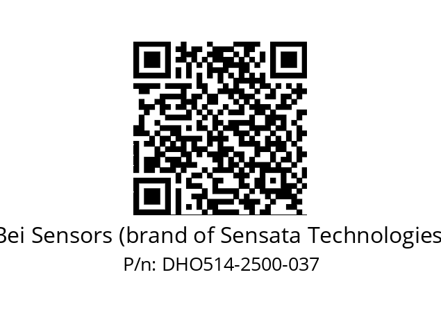  DHO5_14//RP59//02500//G8R//--DD-- Bei Sensors (brand of Sensata Technologies) DHO514-2500-037