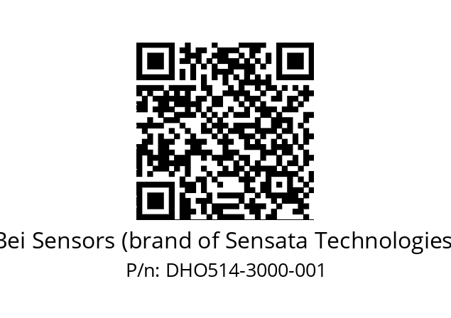  DHO5_14//2G29//03000//G6R// Bei Sensors (brand of Sensata Technologies) DHO514-3000-001