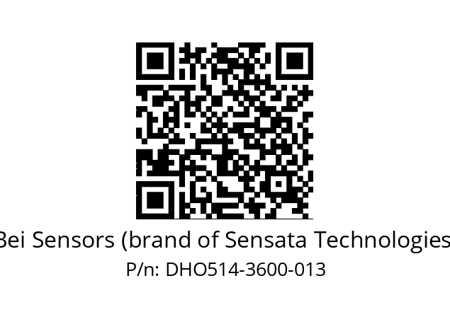  DHO5_14//RG51//03600//G6R//--DD-- Bei Sensors (brand of Sensata Technologies) DHO514-3600-013