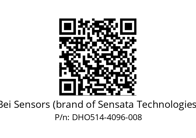  DHO5_14//RP29//04096//G3R050//--DD-- Bei Sensors (brand of Sensata Technologies) DHO514-4096-008