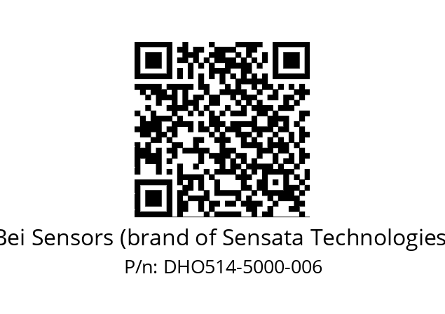  DHO5_14//2G29//05000//G3R020// Bei Sensors (brand of Sensata Technologies) DHO514-5000-006