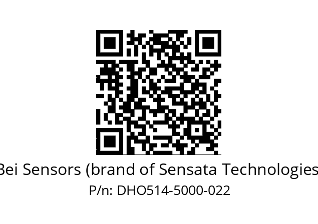  DHO5_14//RG59//05000//G3R010// Bei Sensors (brand of Sensata Technologies) DHO514-5000-022