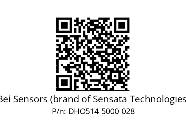  DHO5_14//RG59//05000//GDR//--DD-- Bei Sensors (brand of Sensata Technologies) DHO514-5000-028