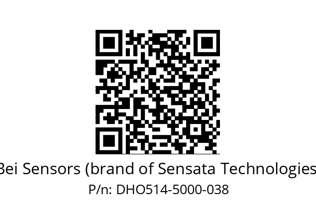  DHO5_14//RG52//05000//G2R// Bei Sensors (brand of Sensata Technologies) DHO514-5000-038