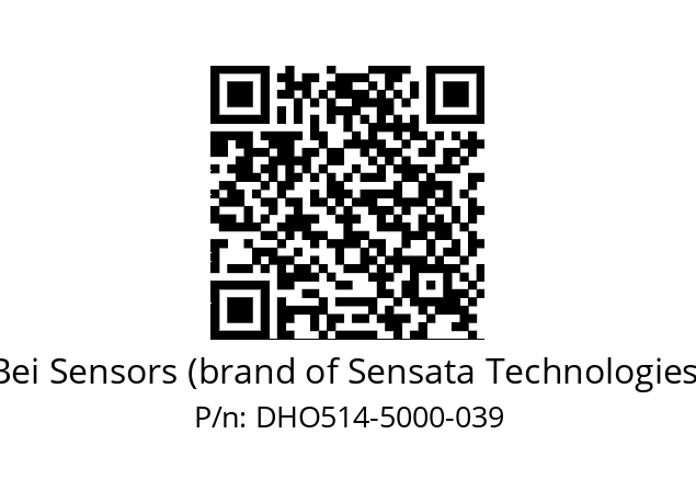  DHO5_14//2P29//05000//G3R020// Bei Sensors (brand of Sensata Technologies) DHO514-5000-039