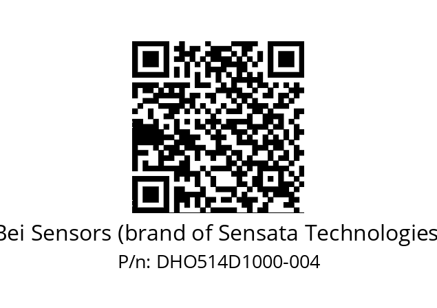  DHO5_14//RG59//10000//G3R020// Bei Sensors (brand of Sensata Technologies) DHO514D1000-004