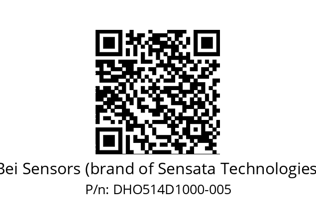  DHO5_14//RG29//10000//G6R// Bei Sensors (brand of Sensata Technologies) DHO514D1000-005