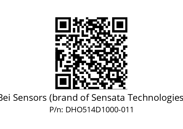  DHO5_14//2G29//10000//G8R// Bei Sensors (brand of Sensata Technologies) DHO514D1000-011