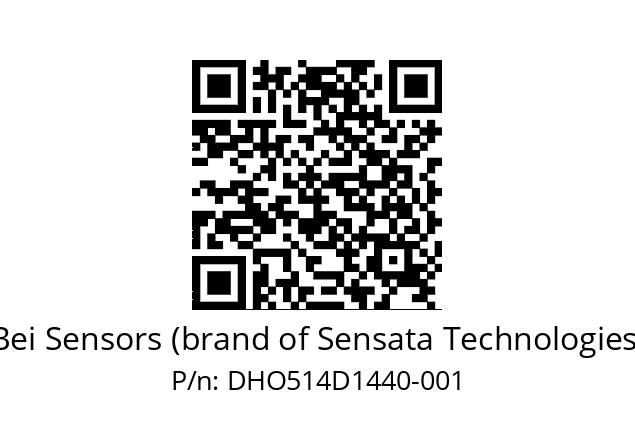  DHO5_14//RG59//14400//G3R100// Bei Sensors (brand of Sensata Technologies) DHO514D1440-001