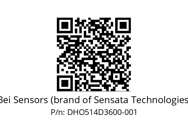  DHO5_14//RG59//36000//G3R040// Bei Sensors (brand of Sensata Technologies) DHO514D3600-001