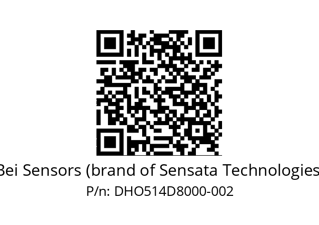  DHO5_14//RG59//80000//G6R//--DD-- Bei Sensors (brand of Sensata Technologies) DHO514D8000-002