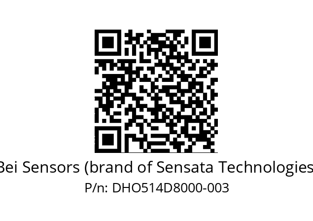  DHO5_14//RG59//80000//G3R020// Bei Sensors (brand of Sensata Technologies) DHO514D8000-003