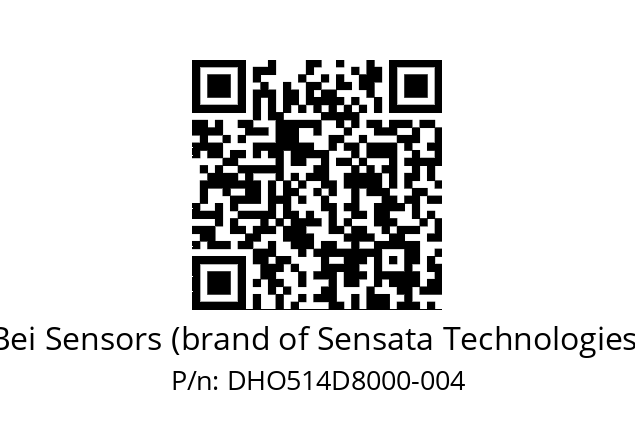  DHO5_14//2G29//80000//G6R//--DD Bei Sensors (brand of Sensata Technologies) DHO514D8000-004