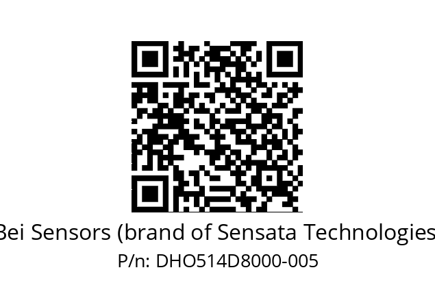  DHO5_14//RG59//80000//G3R020//--DD-- Bei Sensors (brand of Sensata Technologies) DHO514D8000-005